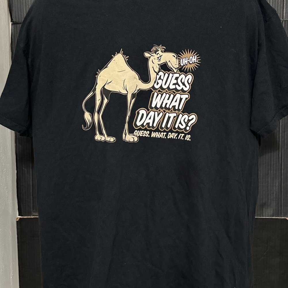Port and Company Black Graphic Tee